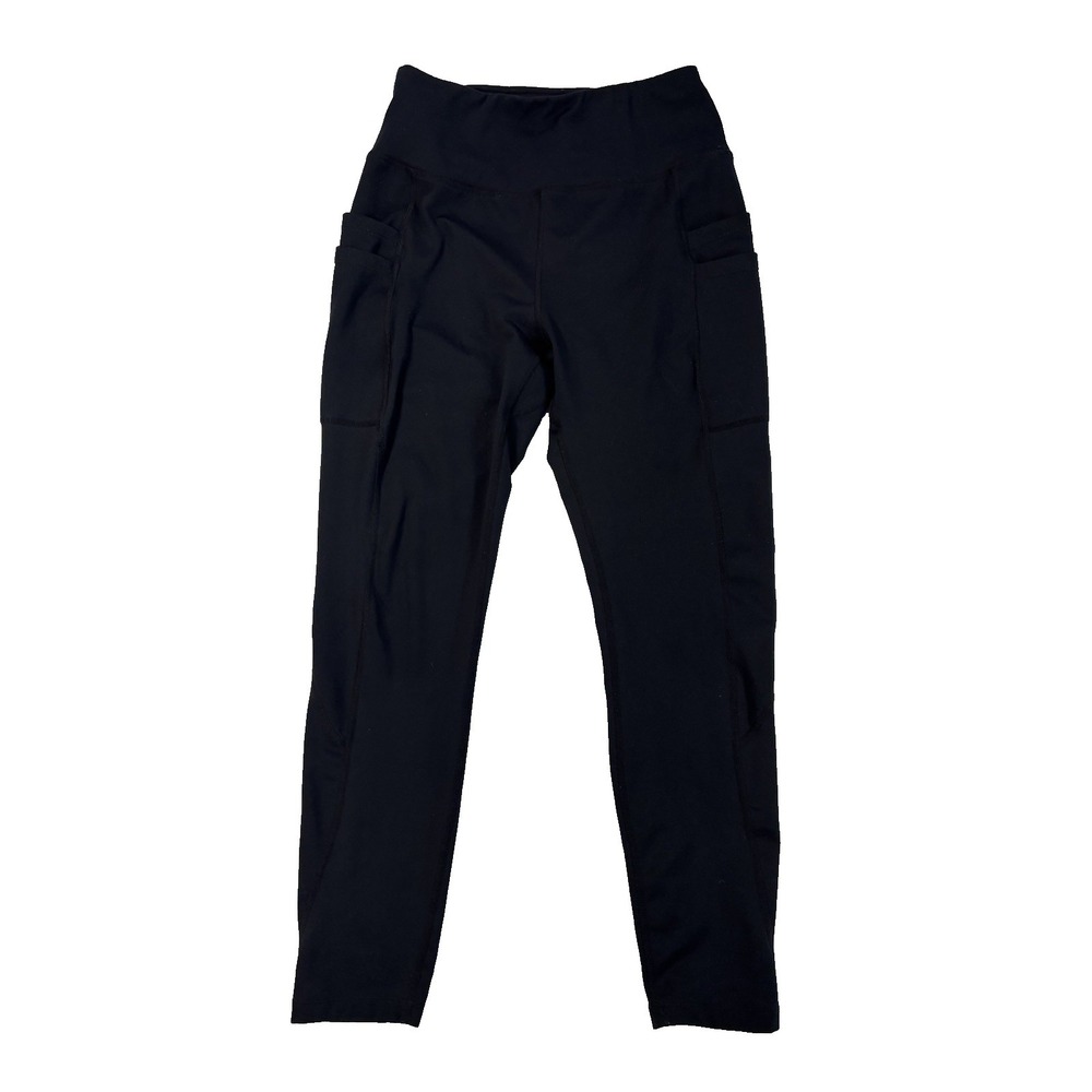 Baleaf Women's XS Black Workout Leggings Pockets Active Performance Yoga Gym
